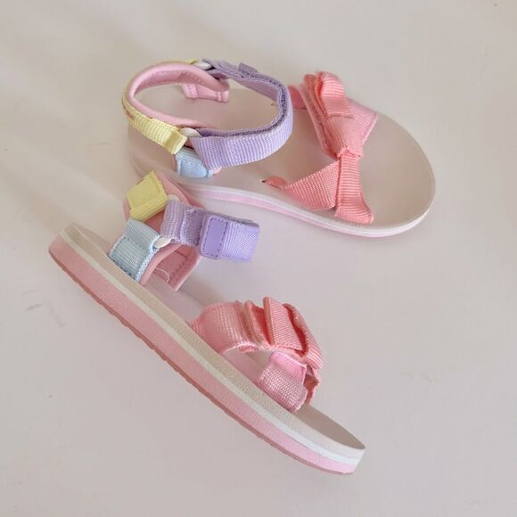⭕️ Mayoral Sandals Multi Color Girls Size 11 - Picture 2 of 6